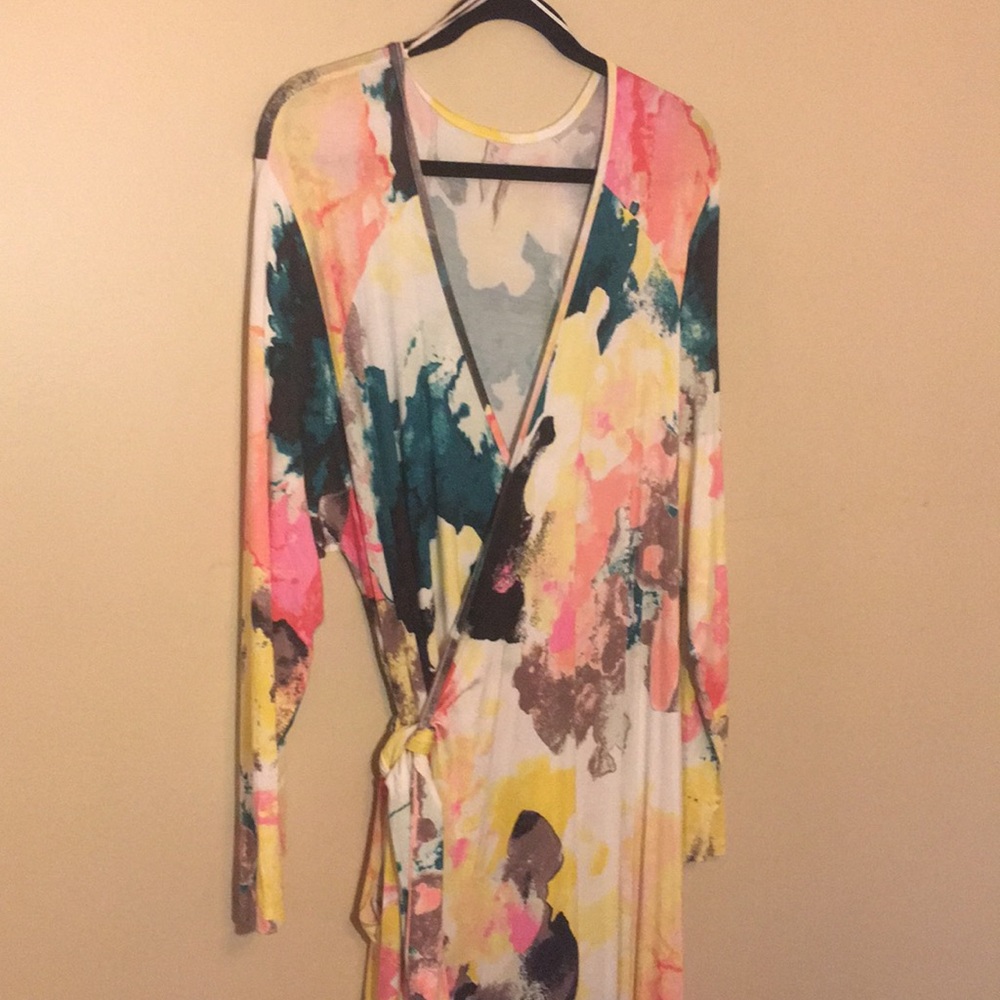 Brand New Watercolor Maxi Dress